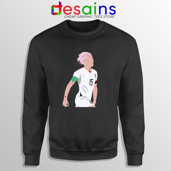 Cheap Megan Rapinoe Black Sweatshirt Soccer Midfielder USA Sweater