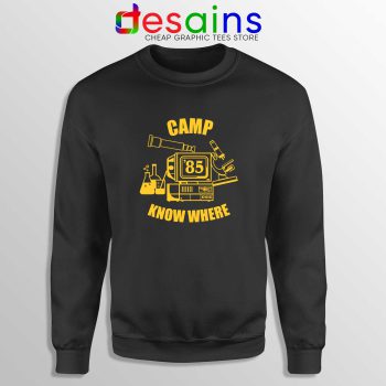 Cheap Sweatshirt Camp Know Where Stranger Things Crewneck Sweater