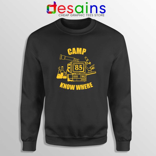 Cheap Sweatshirt Camp Know Where Stranger Things Crewneck Sweater