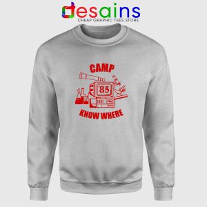 Cheap Sweatshirt Sport Grey Camp Know Where Stranger Things Crewneck