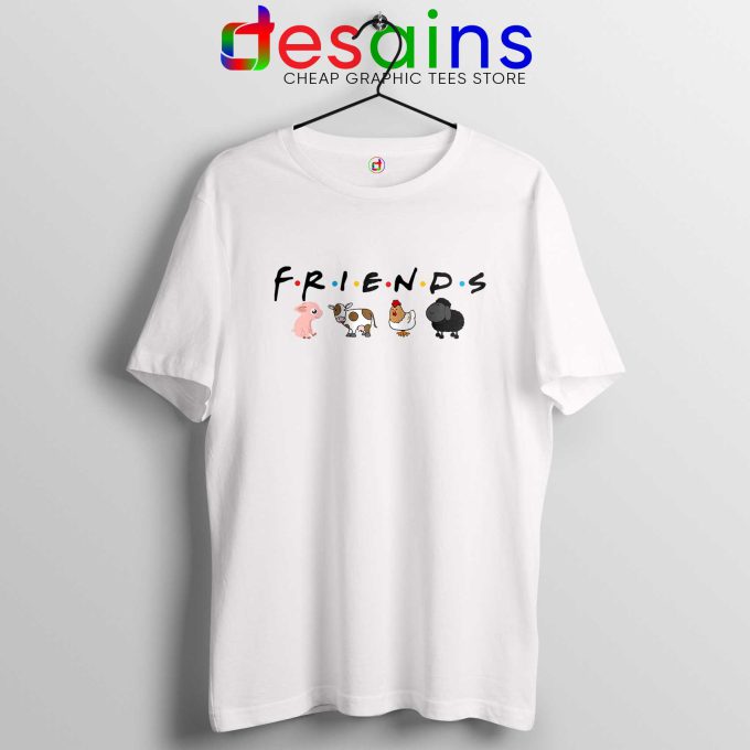Friends Not Food Vegan Tshirt Veganism Meme TV Series