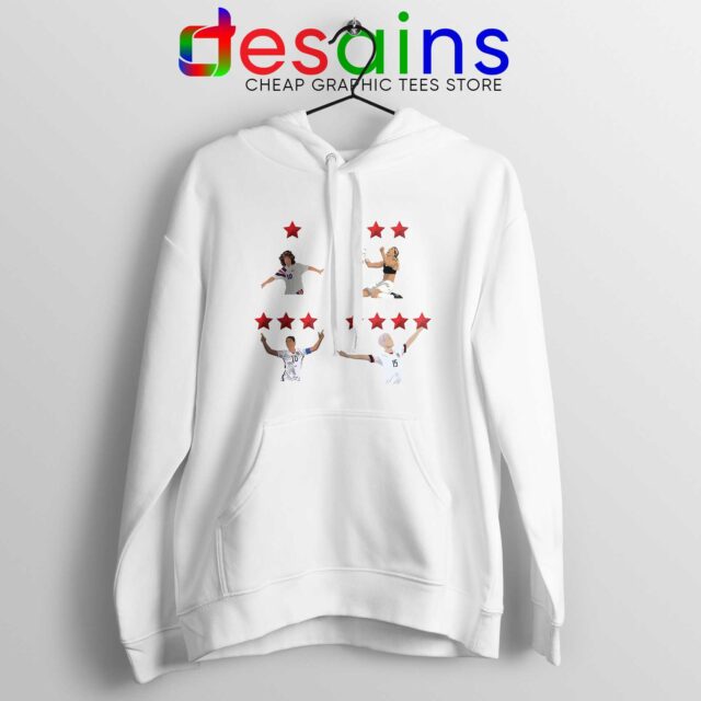 Hoodie Megan Rapinoe USWNT 4 Stars World Cup Champions