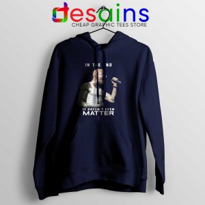 Hoodie Navy Chester Bennington In The End Hoodies Linkin Park Merch