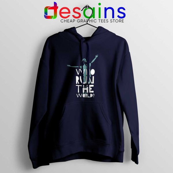 Hoodie Navy Rapinoe Who Run the World Hoodies Unisex Megan Rapinoe