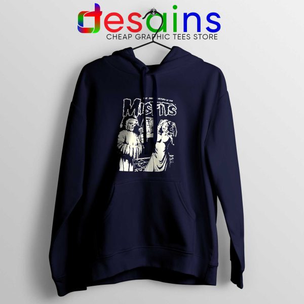 Hoodie Navy Shocking Return Of The Misfits Cheap Hoodies Misfits Band