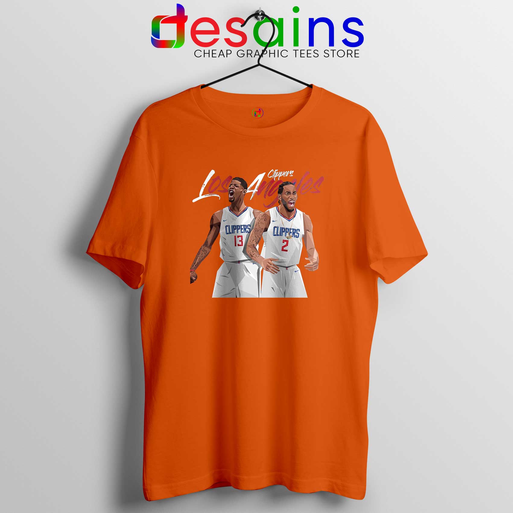 Kawhi Leonard Paul George Tee Shirt LA Clippers NBA - DESAINS STORE