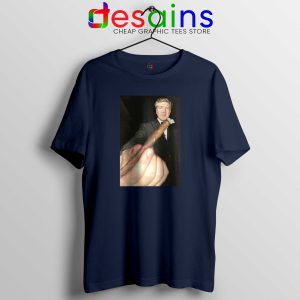 Lynch Passes You the Blunt Navy Tshirt Cheap Tees David Lynch Meme