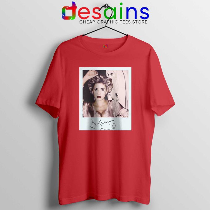 Marina and the Diamonds Red Cheap Tshirt - Tee Shirts Marina Diamandis