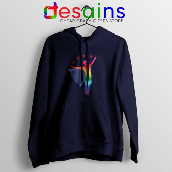 Megan Rapinoe Hero Pride Navy Hoodie Buy Hoodies Unisex Rapinoe