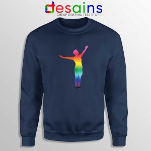 Megan Rapinoe PRIDE Navy Sweatshirt USA Rapinoe Crewneck Sweater