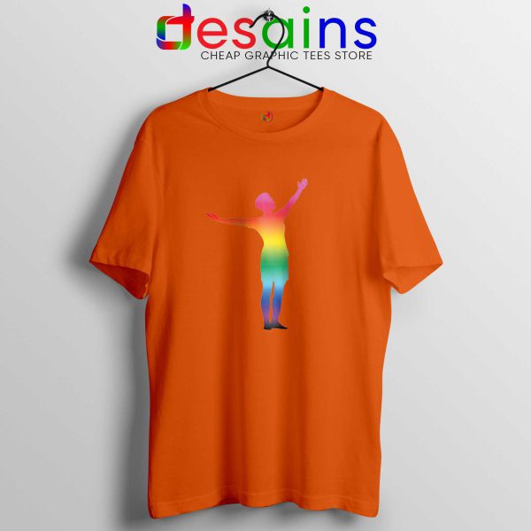 Megan Rapinoe PRIDE Orange Tee Shirt Cheap Rapinoe Tshirts Size S-3XL