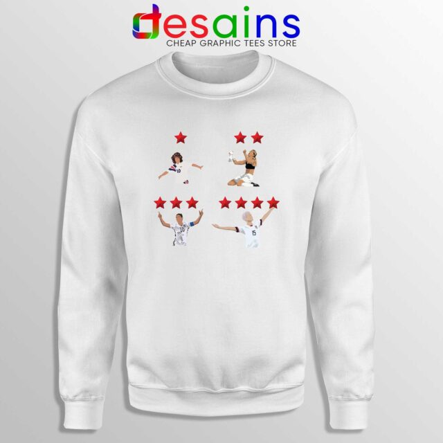 Megan Rapinoe USWNT 4 Stars Sweatshirt USWNT World Cup