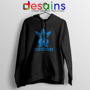 Oddidas Oddish Pokemon Black Hoodie Adidas Classic Cheap Hoodies