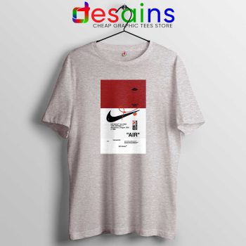 Off White Shoes Air 85 SPort Grey Tshirt Cheap Tee Shirts OffWhite