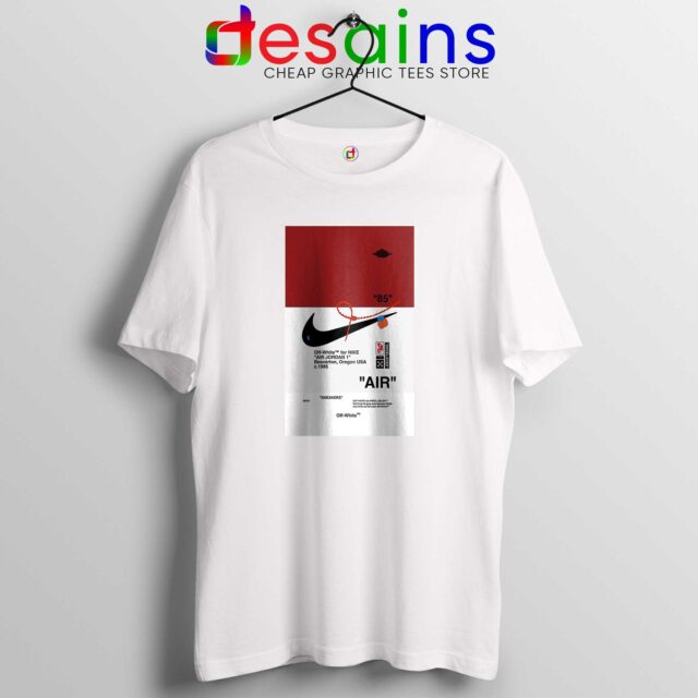 Off White Shoes Air 85 Tshirt Vintage Sneakers Art