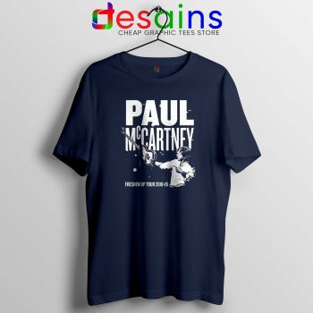Paul McCartney Freshen Up Navy Tshirt Buy Tee Shirts Concert Tour
