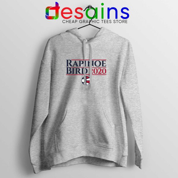 Rapinoe Bird 2020 Sport Grey Hoodie Megan Rapinoe Sue Bird Hoodies