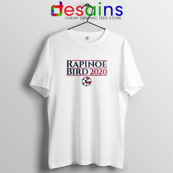 Rapinoe Bird 2020 White Tee Shirt Megan Rapinoe Sue Bird Tshirt