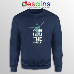 Rapinoe Who Run the World Navy Sweatshirt Megan Rapinoe Sweater