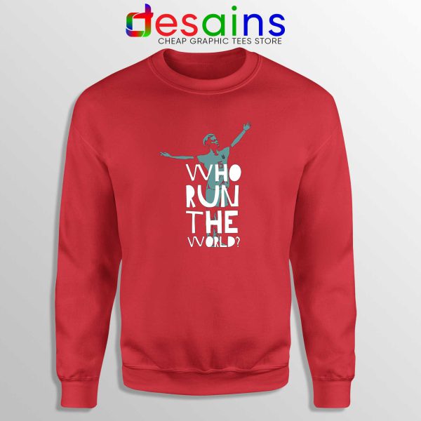 Rapinoe Who Run the World Red Sweatshirt Megan Rapinoe Sweater