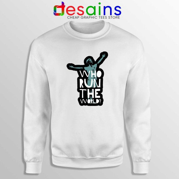 Rapinoe Who Run the World White Sweatshirt Megan Rapinoe Sweater