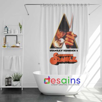 Shower Curtain A Clockwork Orange Poster Cheap Graphic Curtains
