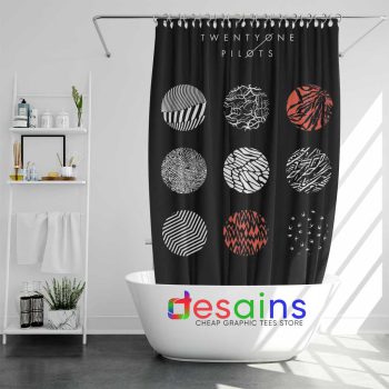 Shower Curtain Blurryface Album by Twenty One Pilots Custom Curtain