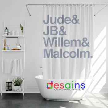 Shower Curtain Jude JB Willem Malcolm Cheap Graphic Curtains