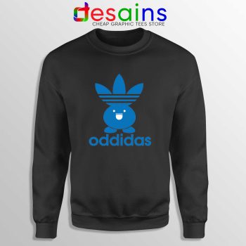 Sweatshirt Black Oddidas Oddish Pokemon Adidas Classic Cheap Sweater