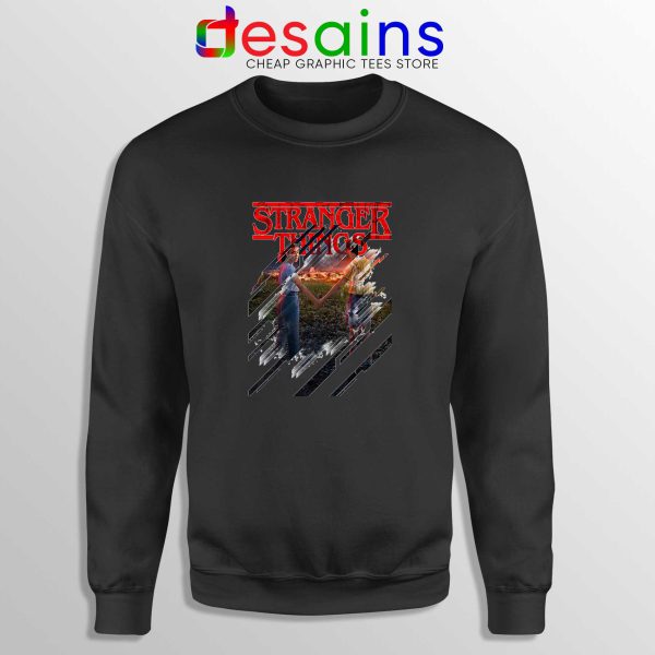 Sweatshirt Black Stranger Things 3 Movie Poster Sweater