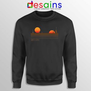 Sweatshirt Black Visit Tatooine Star Wars Sweater Tatooine Sahara