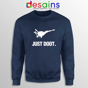 Sweatshirt Navy Blue Just Doot Custom Sweater Just Do it Horn Music