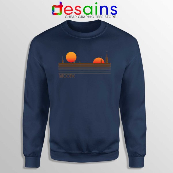 Sweatshirt Navy Visit Tatooine Star Wars Cheap Sweater Tatooine Sahara