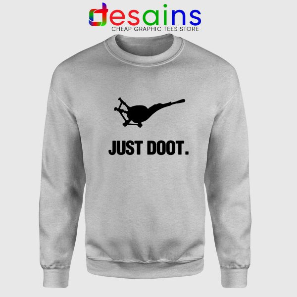 Sweatshirt Sport Grey Just Doot Custom Sweater Just Do it Horn Music