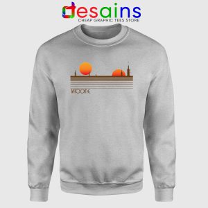 Sweatshirt Sport Grey Visit Tatooine Star Wars Sweater Tatooine Sahara