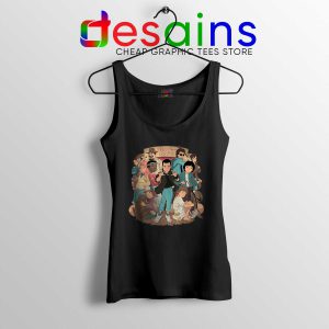 Tank Top Black Stranger Things 3 Anime Poster Cheap Tank Tops Size S-3XL