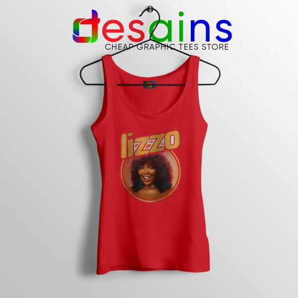 Tank Top Red Lizzo American Singer Vintage Merch Tank Tops