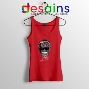 Tank Top Red Stan Lee Thanks for the Memories Cheap Tops Stan Lee Marvel