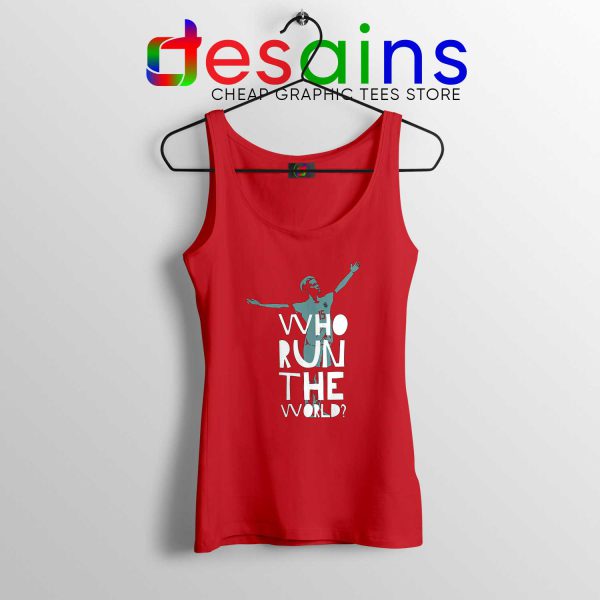 Tank Top Red Who Run the World Tank Tops Megan Rapinoe Merch