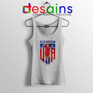 Tank Top Sport Grey Alex Morgan Sipping Tea Cheap Tank Tops