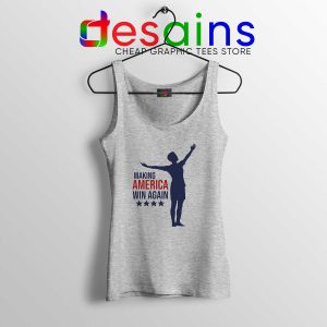 Tank Top Sport Grey Megan Rapinoe Win Again Megan Rapinoe Clothing