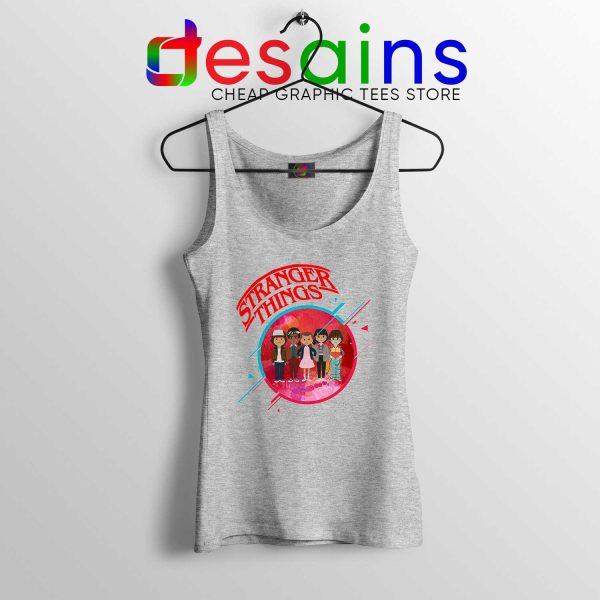 Tank Top Sport Grey Stranger Things 3 Angry Buy Tank Tops Stranger Things