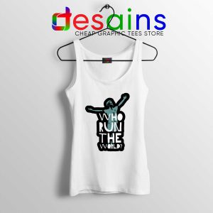 Tank Top White Who Run the World Tank Tops Megan Rapinoe Merch