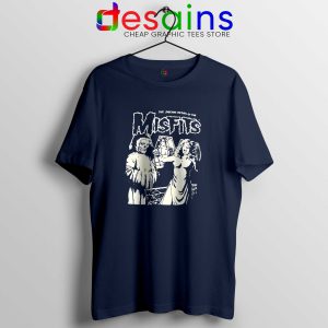 The Shocking Return Of The MISFITS Navy Tshirt Buy Tee Shirts Misfits