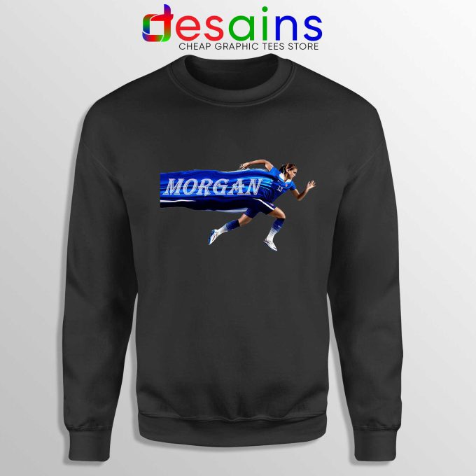 Alex Morgan Run Black Sweatshirt Crewneck Alex Morgan USWNT