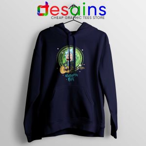 Alternative Music Rick Navy Hoodie Rick and Morty Hoodies Unisex