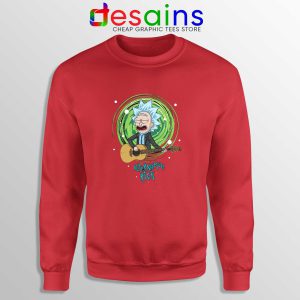 Alternative Music Rick Red Sweatshirt Cheap Sweater Rick and Morty