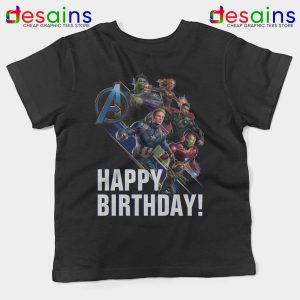 Avengers Endgame Birthday Kids Tshirt Avengers Poster Youth Tee Shirts