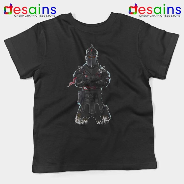 Black Knight Fortnite Kids Tshirt
