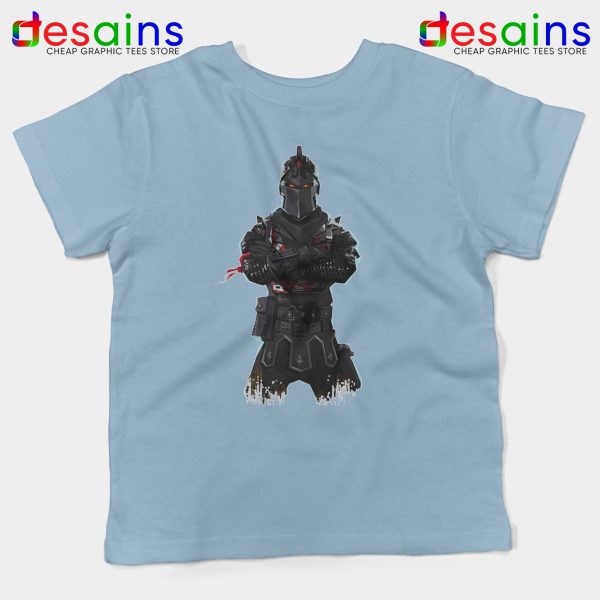 Black Knight Fortnite Sky Blue Kids Tshirt Buy Black Knight Youth Tee Shirts